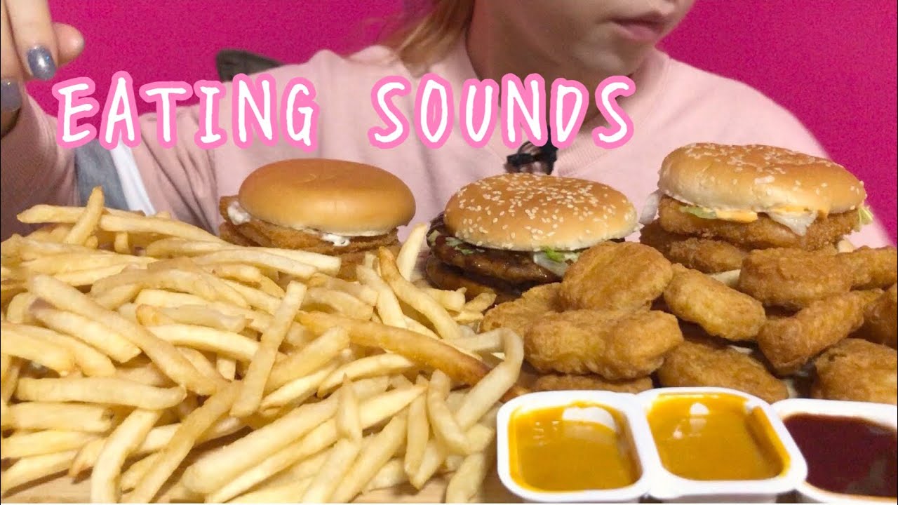 《Eating sounds》マクドナルド!倍えびフィレオ!倍てりやきマックバーガー!倍フィレオフィッシュ!マックフライドポテト!チキンマックナゲット!McDonald’s!