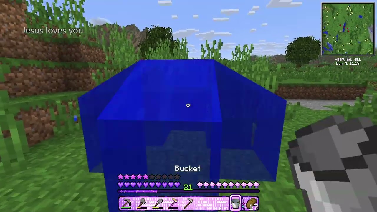 playing in my new forever world (no mic because i'm sick)