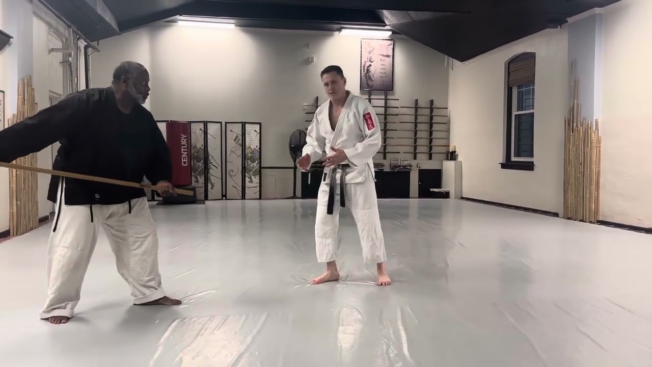 Jo dori defense (uki only jo staff) #aikido #martialarts #martialwaydojo 