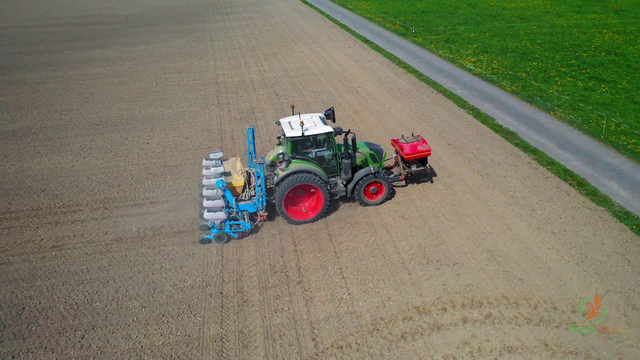 Fendt 313 | Monosem | Maislegen | LU Krummenacher | 2020