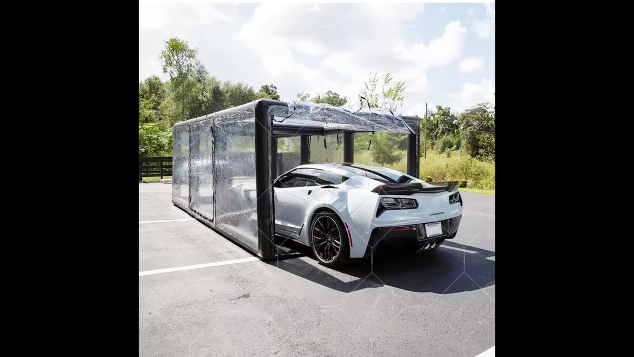 Inflatable Garage Tent Portable Inflatable Car Cover Spray Paint Tent