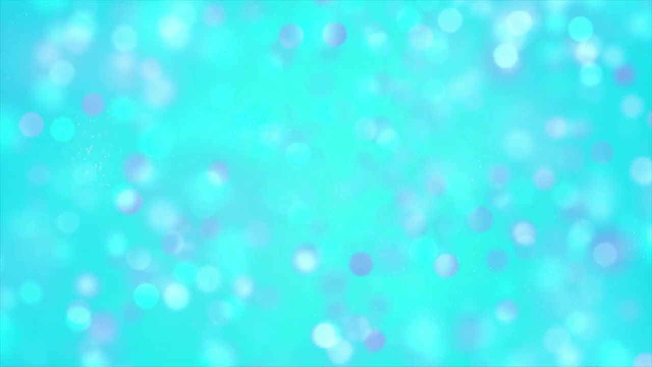 5 Minutes of Peaceful Blue Green Glitter Movements
