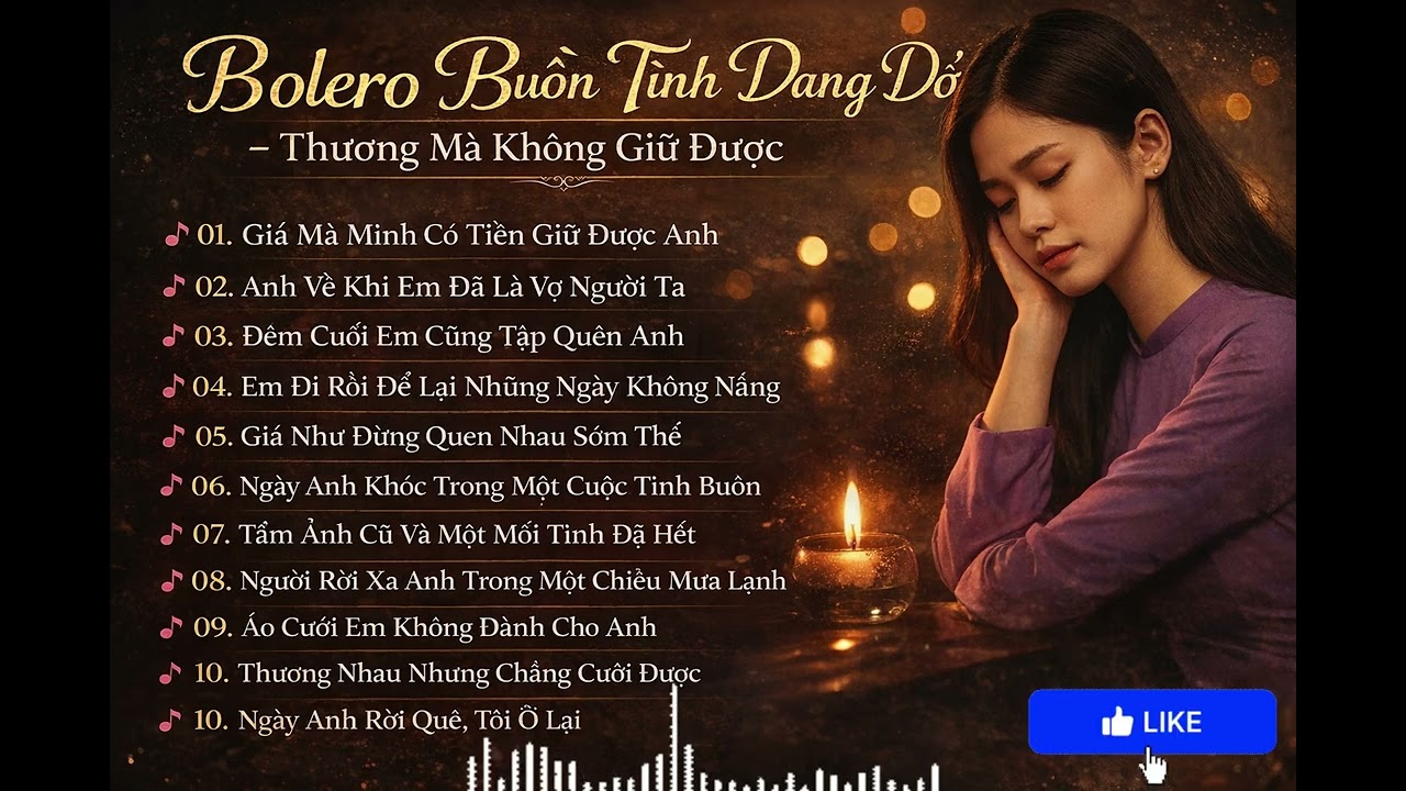 Bolero Buồn Tình Dang Dở – Thương Mà Không Giữ Được | Mộc Bolero