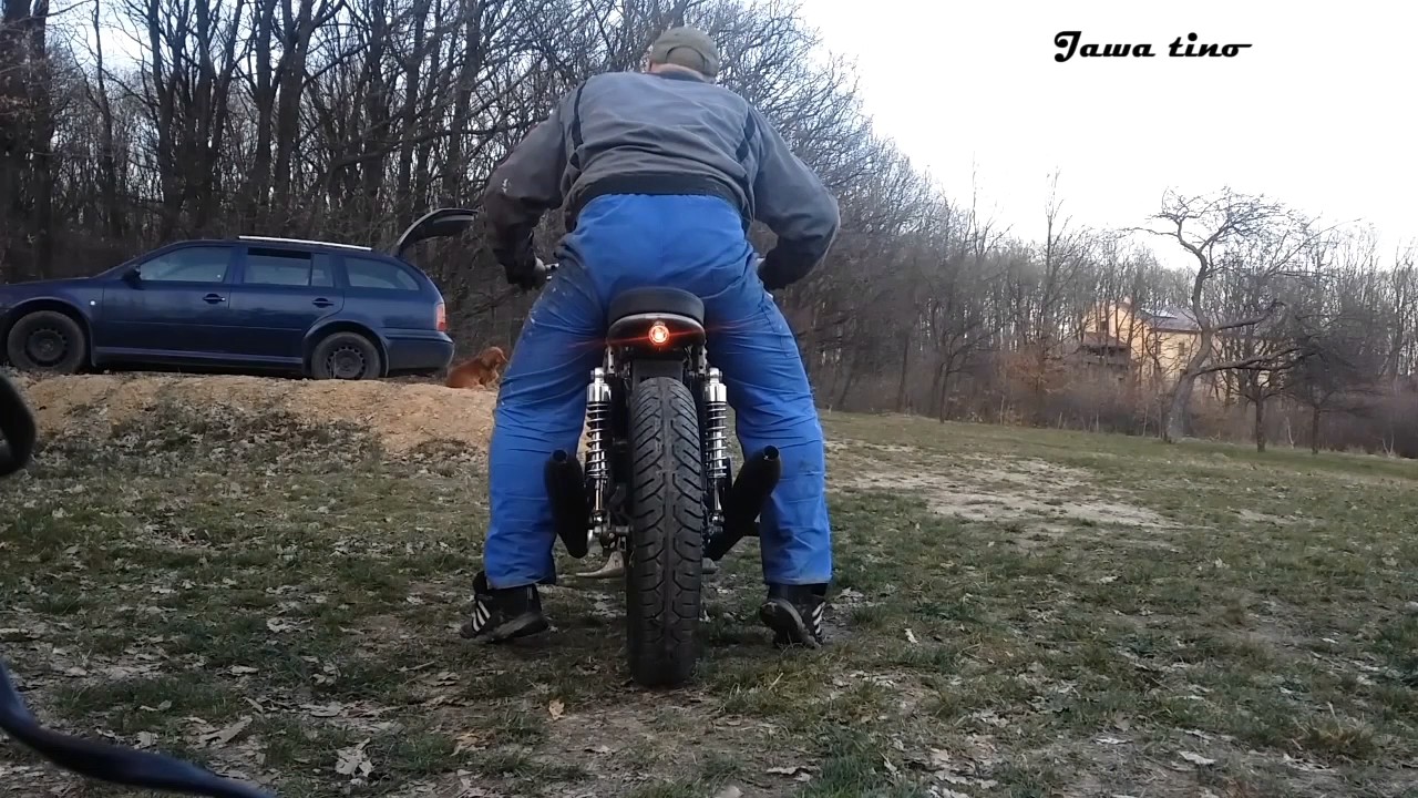 CAFE RACER JAWA TINO 1. testing ride