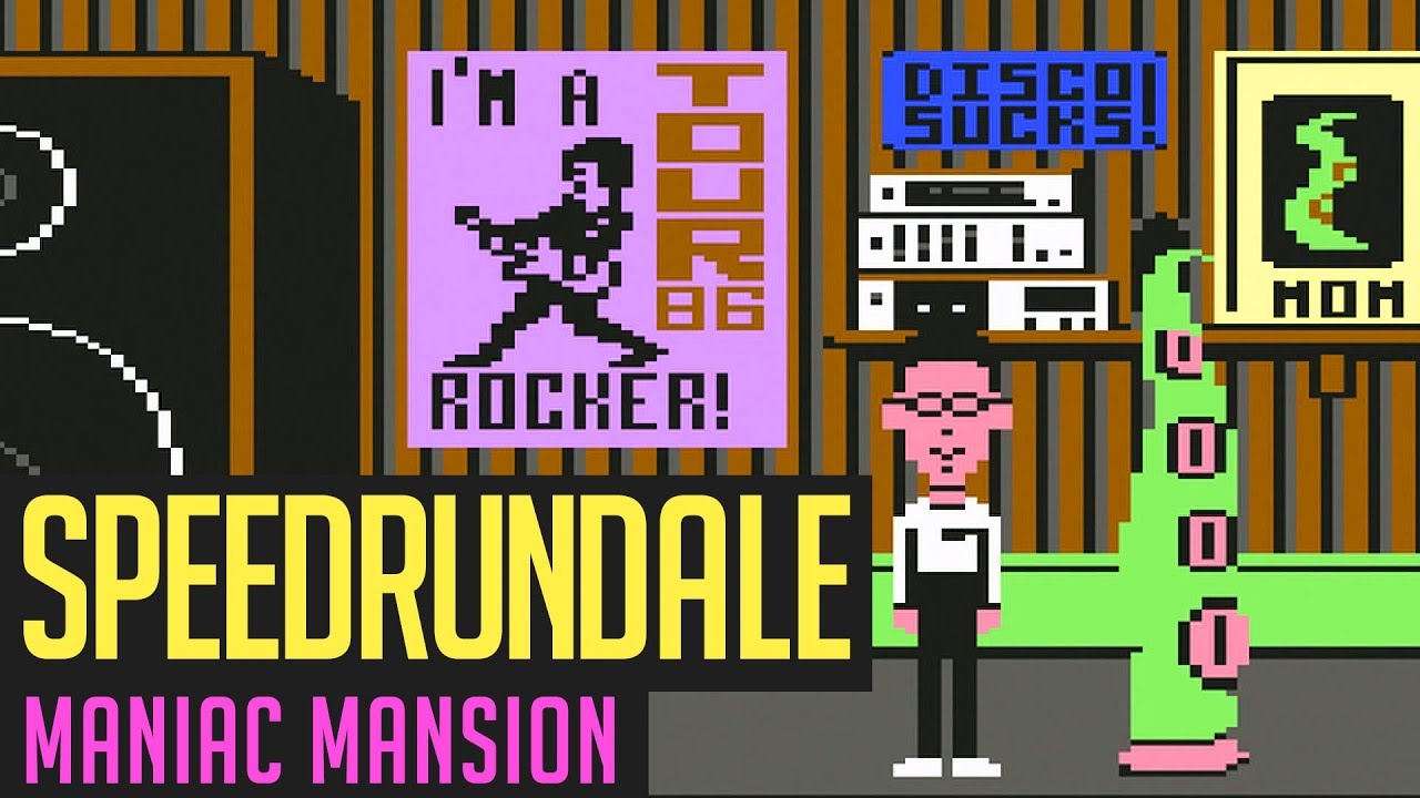 Maniac Mansion C64 (Training) Speedrun in 01:06:49 von Gregor | Speedrundale