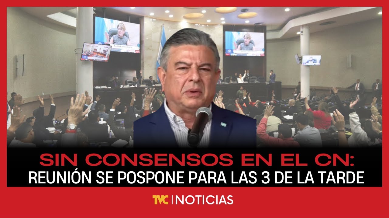 Sin consensos en el Congreso Nacional: reunión se pospone para las 3 de la tarde