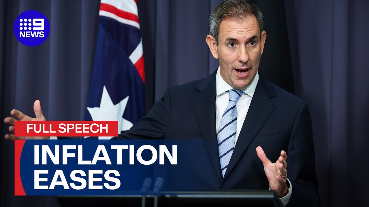 Inflation eases for first time in months, Aussies to feel little reprieve | 9 News Australia