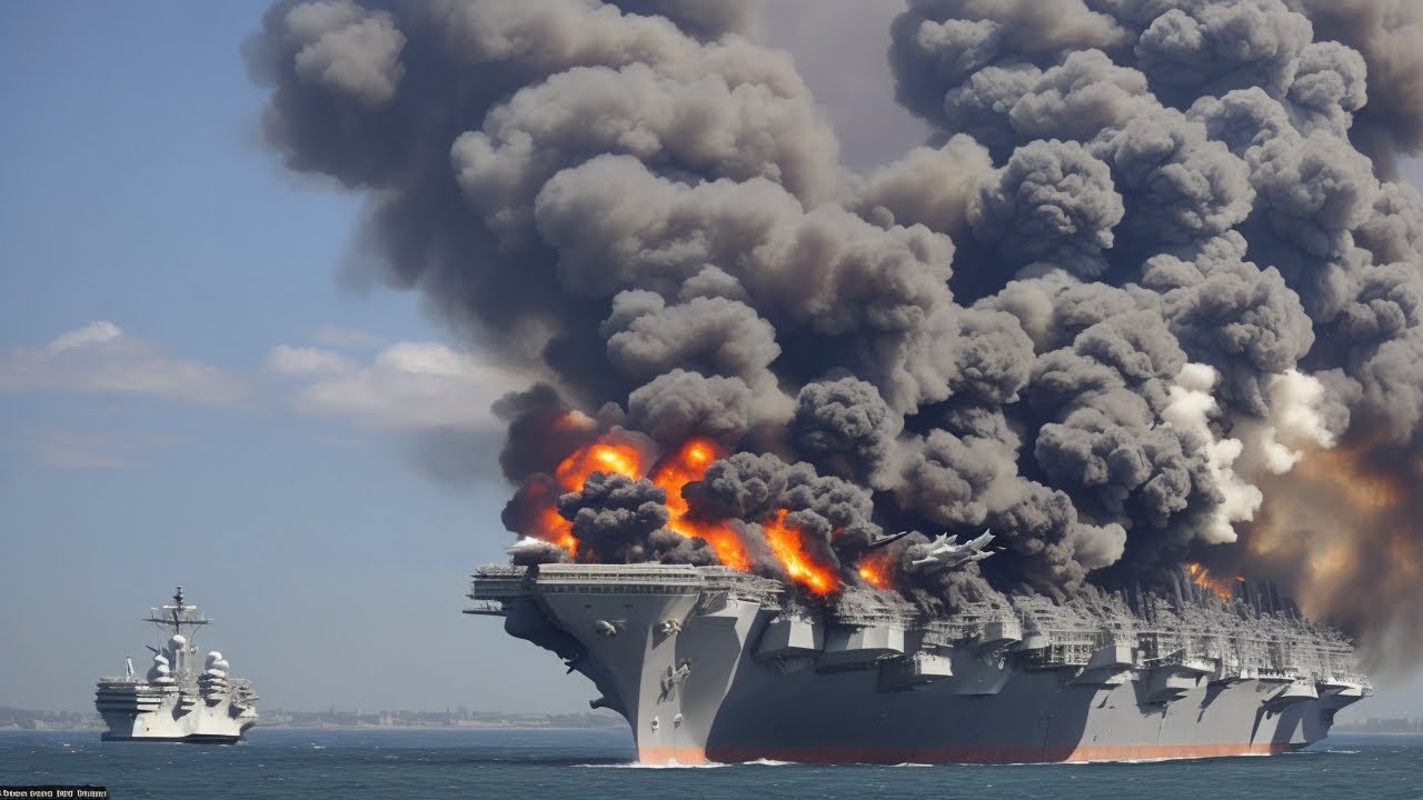 F-16 vs Aircraft Carrier | Modern Naval Warfare Simulation
