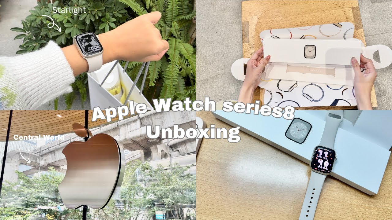 [Eng] Apple Watch Series 8 unboxing | Apple Store in Central World