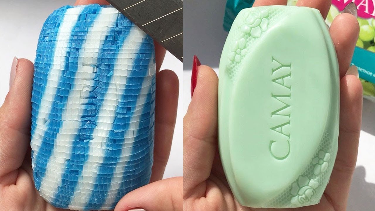 Soap Carving - Relaxing Sounds Satisfying ASMR videos P152