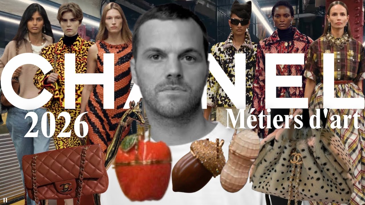 Chanel M&eacute;tiers d'art 2026 Show by Matthieu Blazy in NYC 🍎🦒🥜