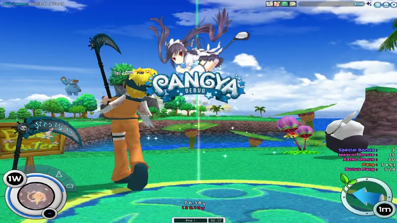 (팡야 debug서버) 블루라군 -38 네츄럴 윈드 (Pangya debug server) Blue Lagoon -38 Natural Wind