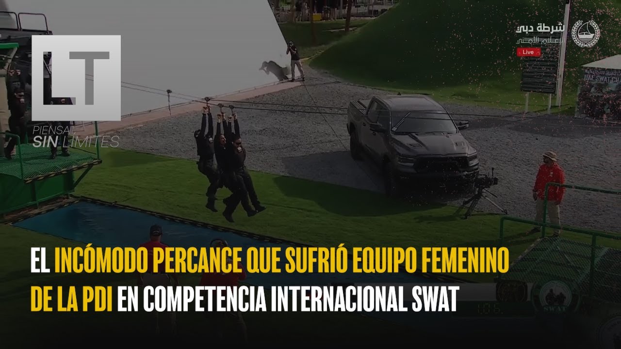El incómodo percance que sufrió equipo femenino de la PDI en competencia internacional SWAT
