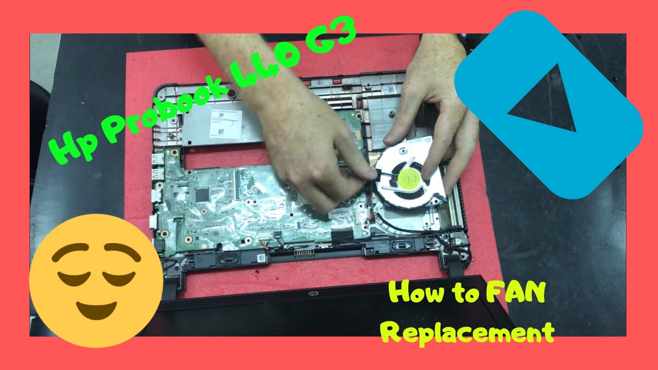How to Fan replacement Hp Probook 440 G3 disassembly