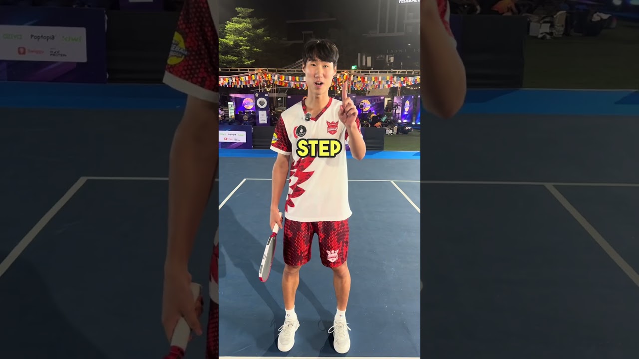 Pro Ping Pong Player Teaches INSANE Punch Volley 🤯😬 #pickleball #pickleballtips