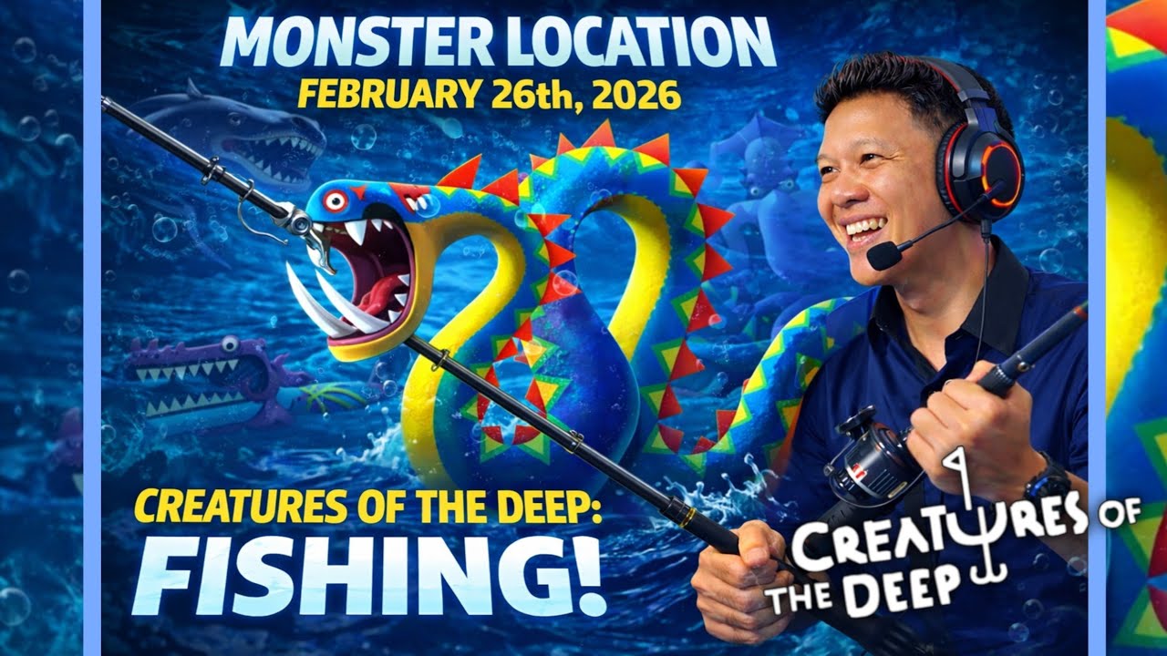 ALL Monster LOCATION February 26th 2026 - Creatures of the Deep: Fishing #monsterhunter 