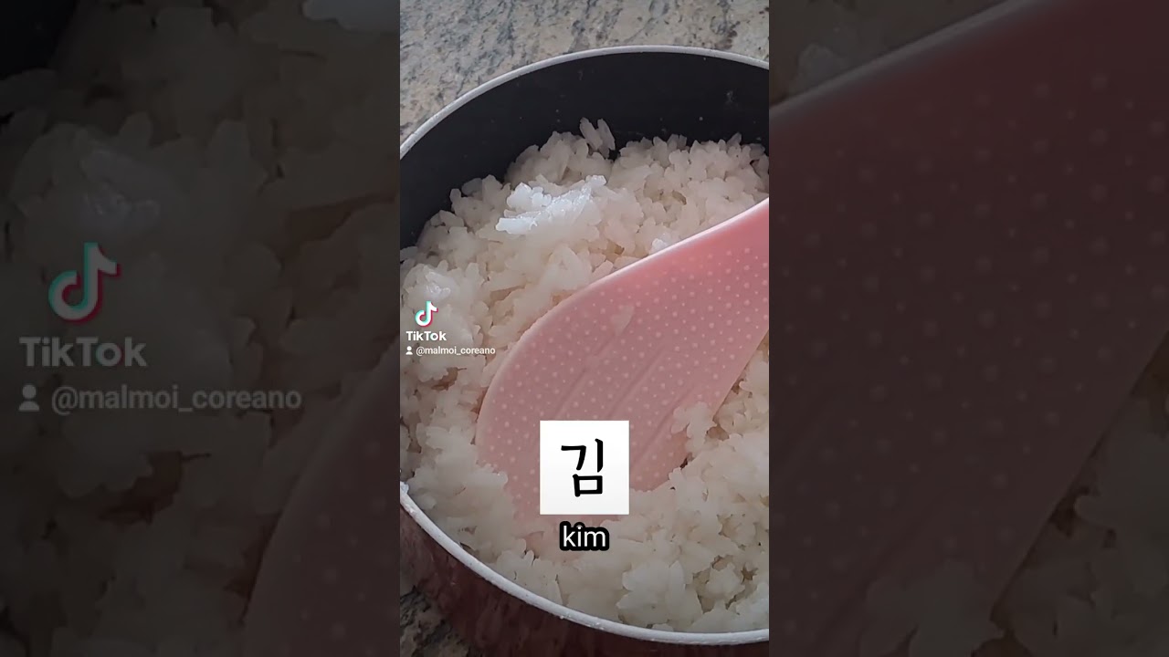 Aprendamos coreano haciendo KimBap(김밥)