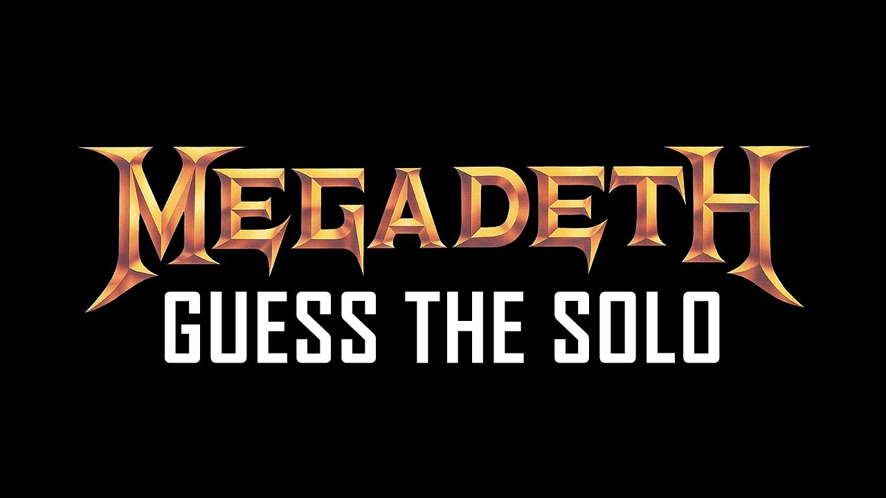 Megadeth Guess The Solo Challenge