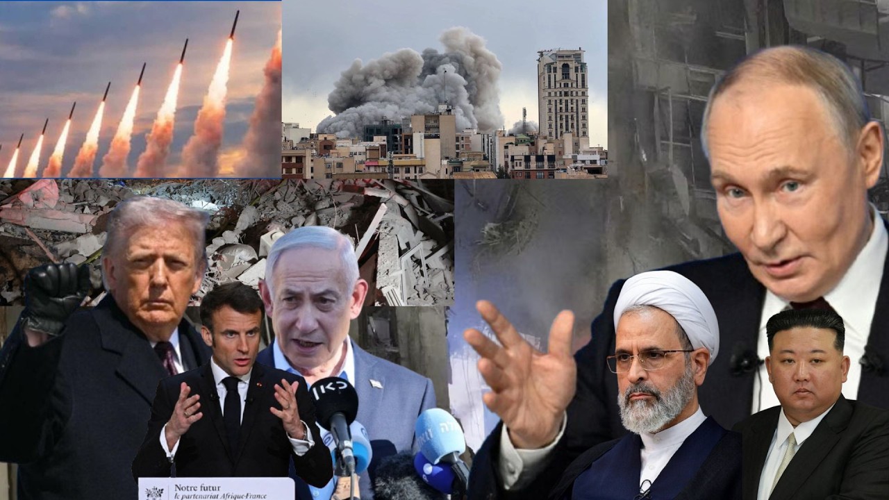 🔴Direct Conflits Israëlo-americain/Iran Poutine et Trump au téléphone pour discuter-Macron au Chypre