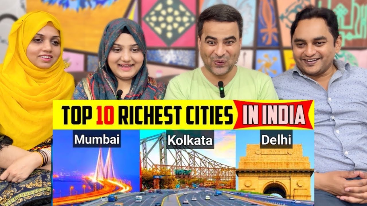 Top 10 Richest Cities In India 2024 | Richest Cities In India By GDP PPP | Amber Rizwan Reaction!!!