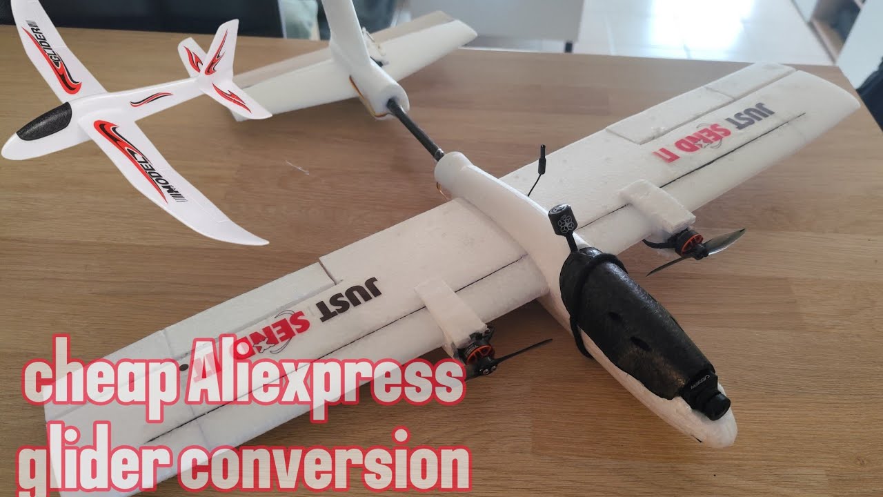 8€ glider fpv conversion 
