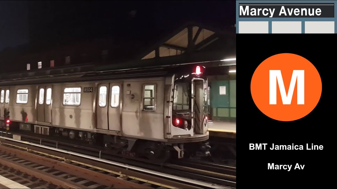 BMT Jamaica Line: R160 (M) Shuttle at Marcy Av