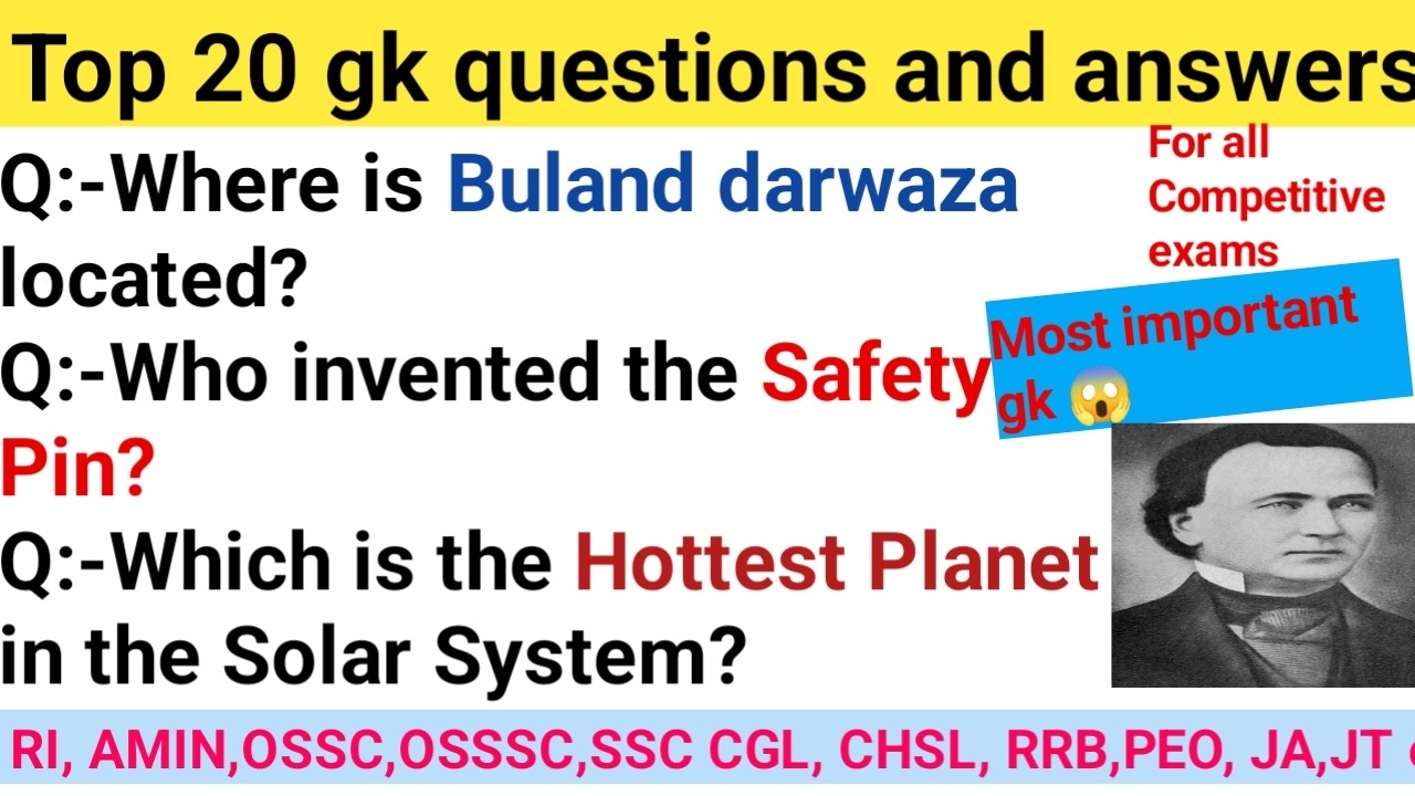 Top  20 gk questions with answers / india gk#currentaffairs / general knowledge 2026#worldgk#indiagk