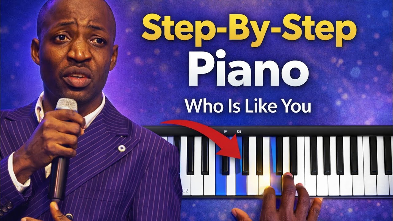 How to play Who Is Like You - Dunsin Oyekan | Piano Tutorial #worshipmusic