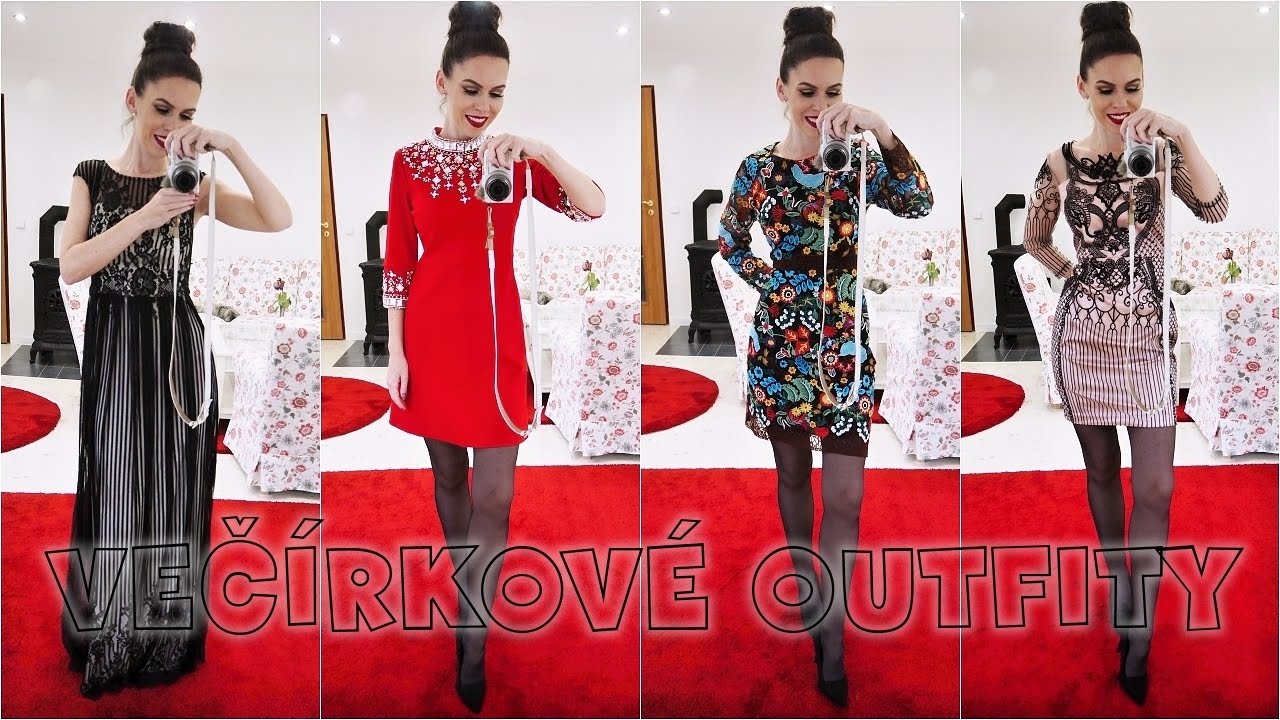 OUTFITY NA ZIMNÍ PÁRTY VEČÍRKY PLESY | TRY ON HAUL DEZZAL