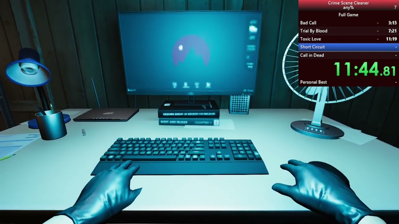Crime Scene Cleaner Full Game Speedrun Any% -  57:40 RTA