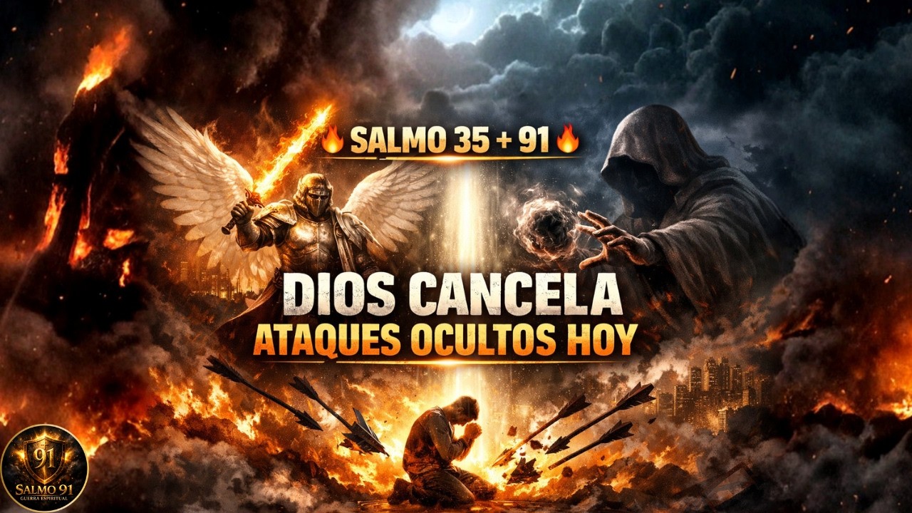 🔥 SALMO 35 + 91 — DIOS CANCELA ATAQUES OCULTOS HOY