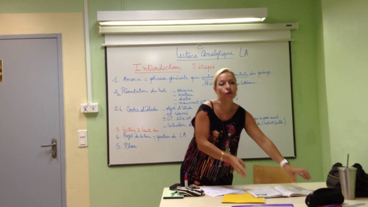 La lecture analytique à l'oral du bac de français