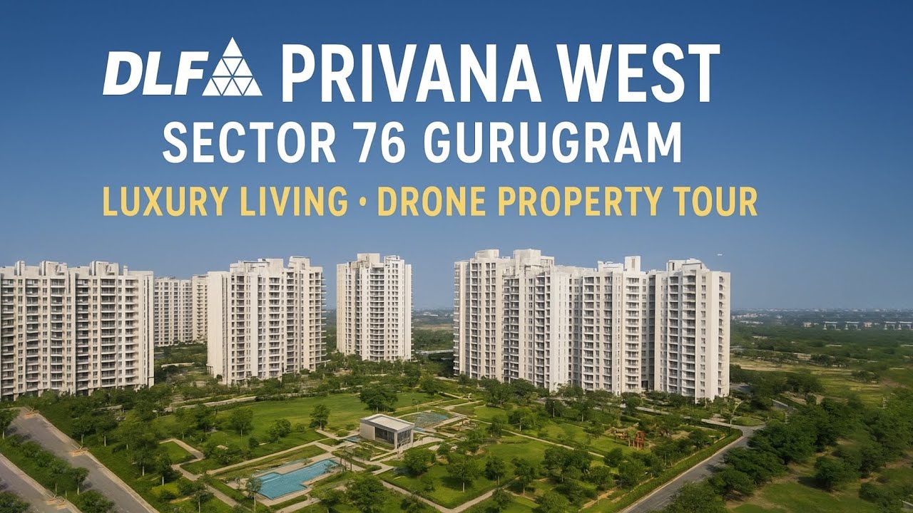 DLF Privana West Gurugram (Drone & Property Tour)