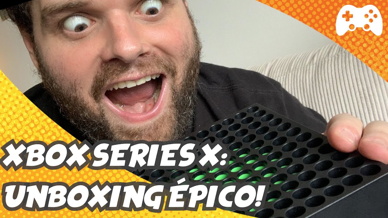 XBOX SERIES X TÁ AQUI! Confira unboxing ÉPICO pelo conteúdo da caixa do MONSTRO! - versão corrigida