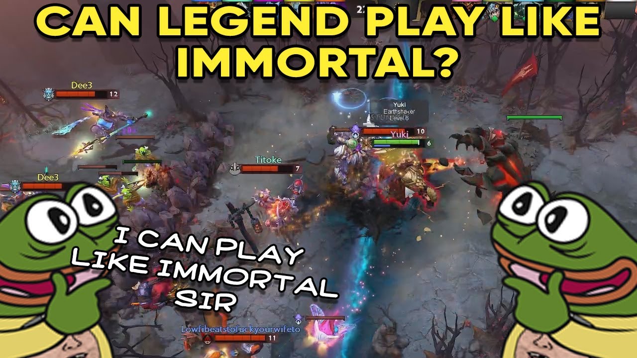 Can Legend Play Like Immortal? | Dota Megasubs Lobbies #2