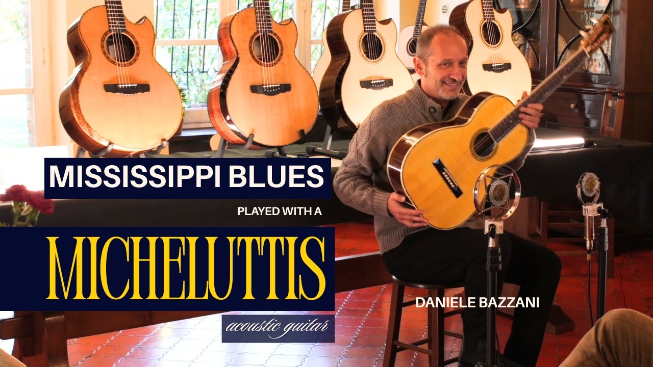 Mississippi Blues with a Micheluttis guitar - Daniele Bazzani