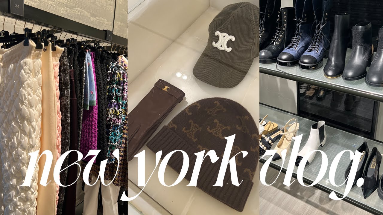 NY Vlog. 샤넬 세일 40%OFF & 뉴욕 백화점 명품 세일 쇼핑하기 | 뉴욕 명품 쇼핑하는 팁 | 럭셔리 빈지티숍, 젠틀몬스터, 소호 데이트🐶 | 뉴욕 장보기 물가