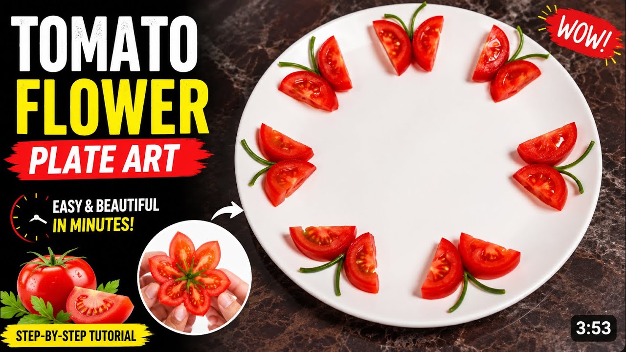 Transform Vegetables Into Beautiful Art in Minutes