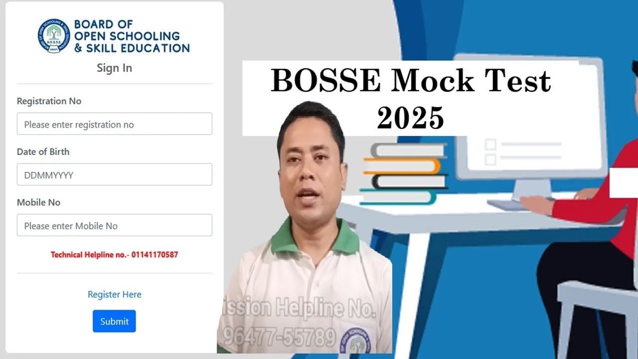 BOSSE Mock Test 2025 #bosse #niosboardnewstoday