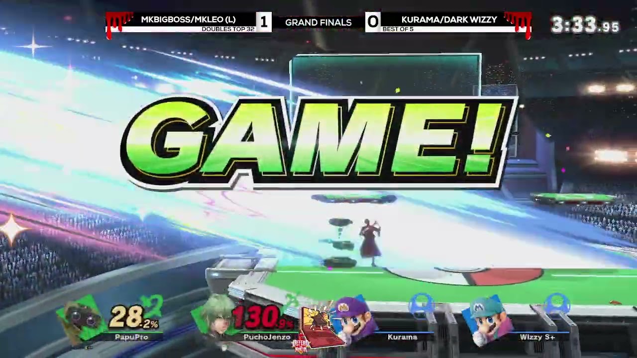 Dark Wizzy / Kurama vs MKBigBoss / MkLeo - Ultimate Doubles Grand Final - MAJOR UPSET