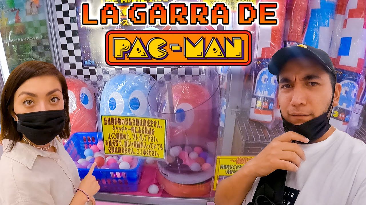 LA ALFOMBRA DE PAC-MAN QUE SE PONE DIFICIL l Maquinas de GANCHO/GARRA en Japon
