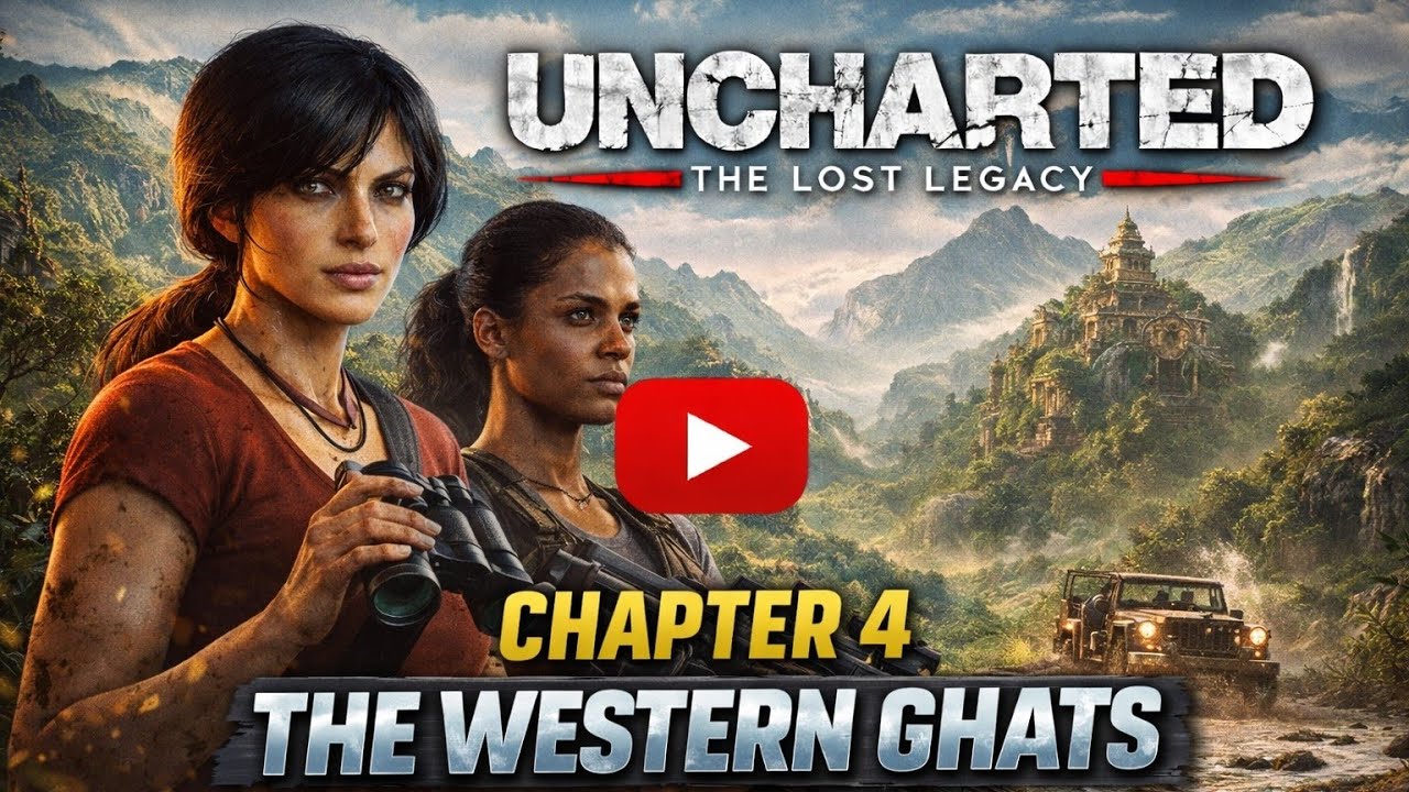 Uncharted : The Lost LegacyChapter 4:Western Ghats part 3 🌍🗾🗻🏞️🪨