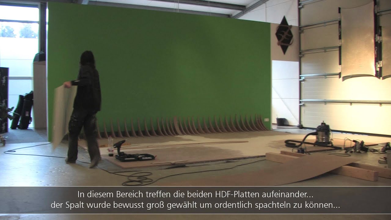 Bauanleitung: Hohlkehle für's Fotostudio