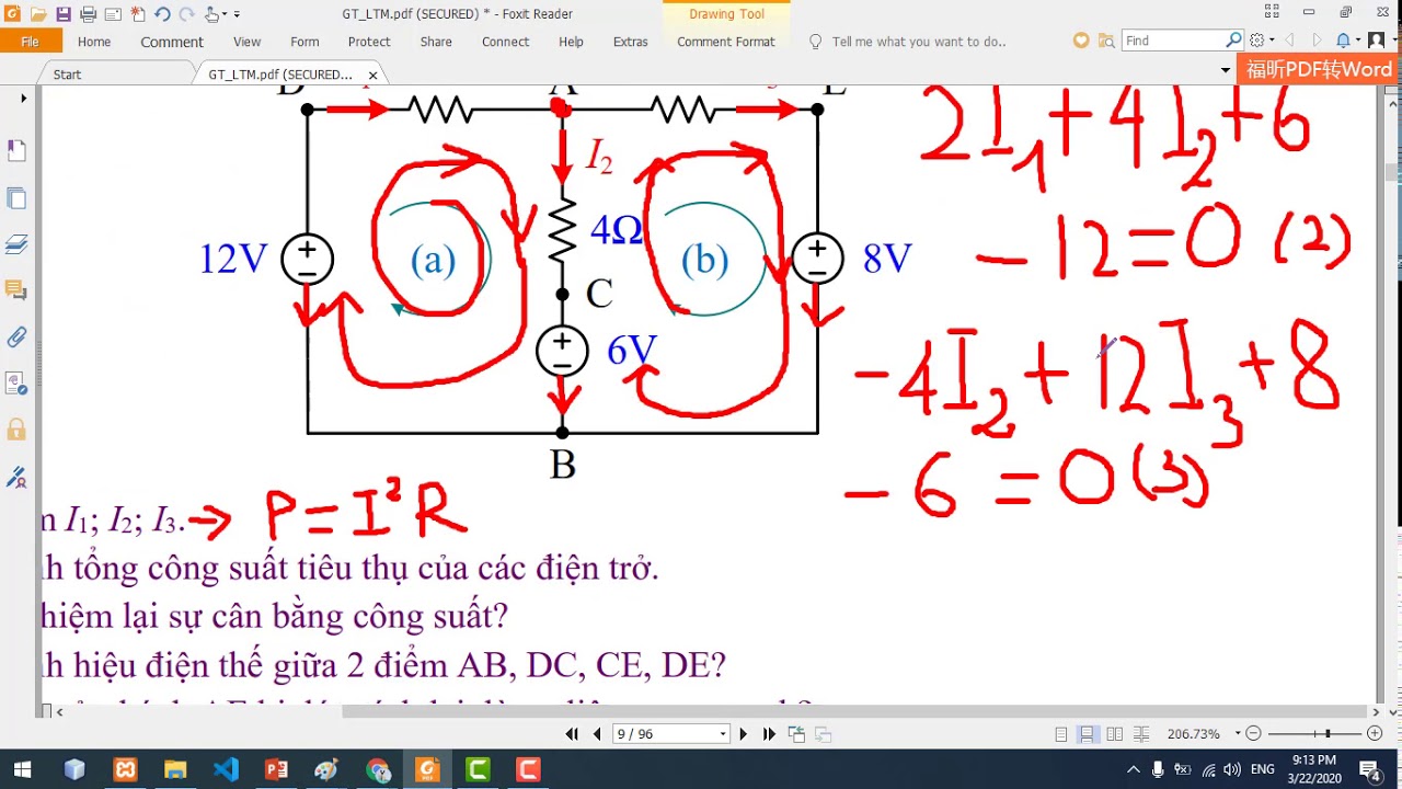 Kỹ Thuật Điện | Chương 1 | Sửa Bài Tập Chương 1 | Ths Phạm Duy Phước