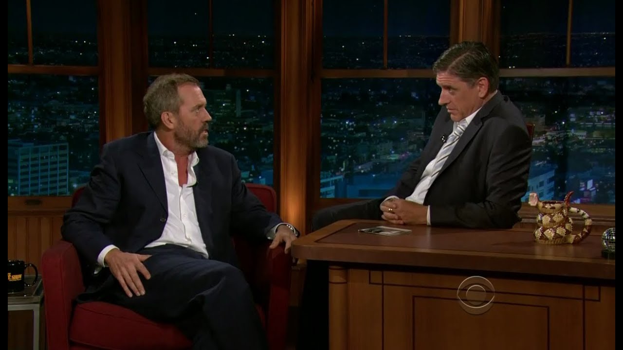 Late Late Show with Craig Ferguson 8/22/2011 Hugh Laurie, Saffron Burrows