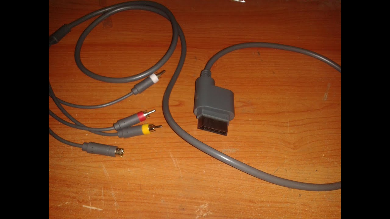 unboxing cable s video xbox 360