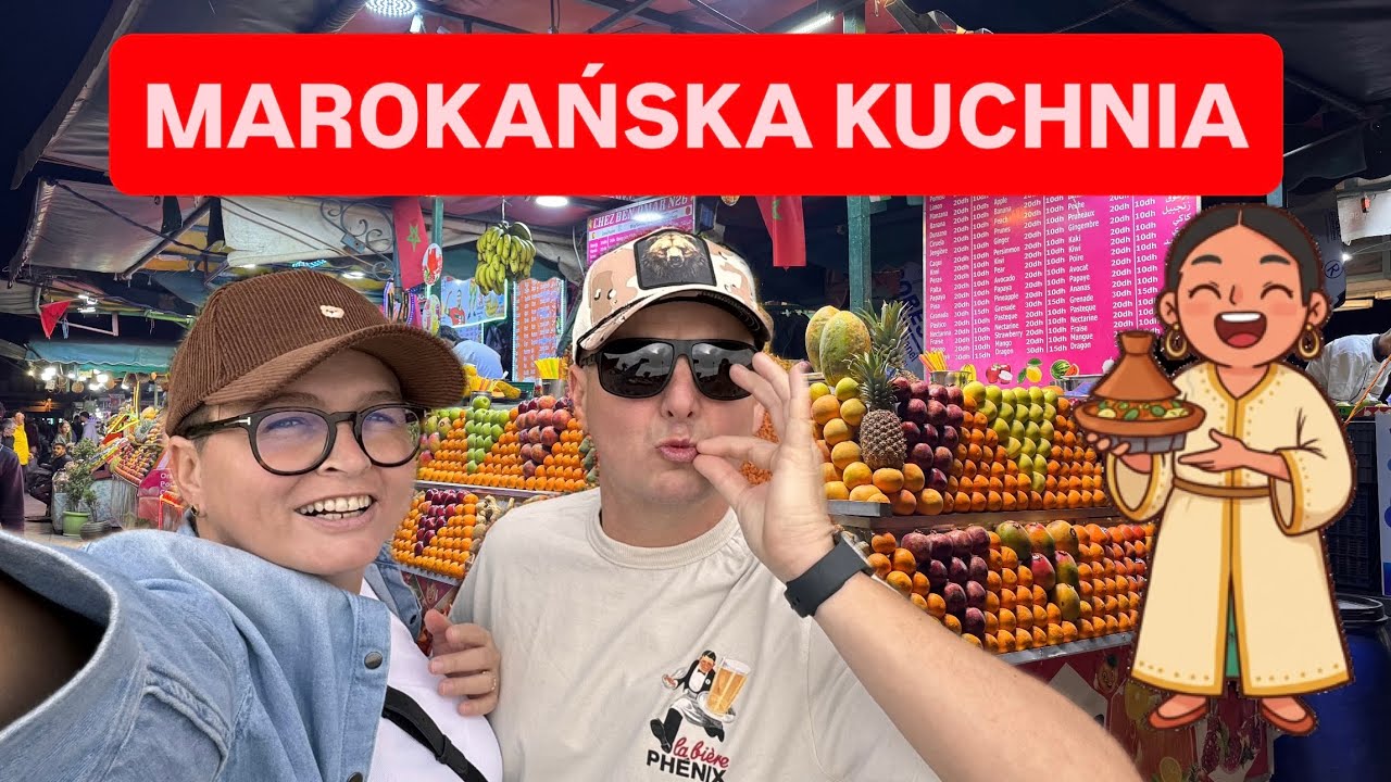 Czy Marrakesz nocą jest BEZPIECZNY dla TURYST&Oacute;W??? Sprawdziliśmy i to i KUCHNIE MAROKAŃSKĄ!!!