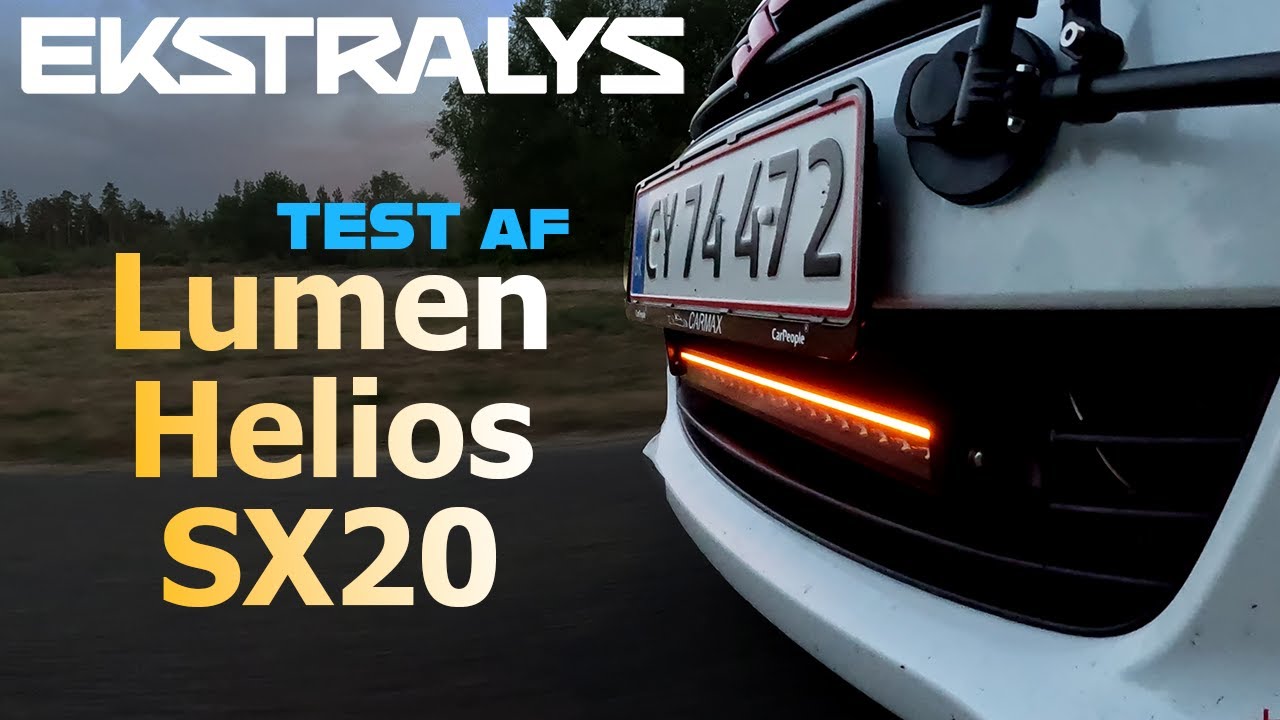 Lumen Helios SX20 LED fjernlys - Massere af lys og fed opstartsfunktion