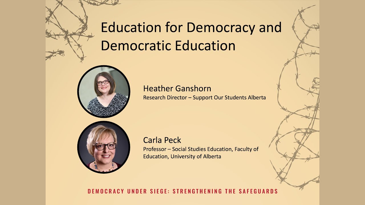 Democracy Under Siege -  Education for Democracy and Democratic Education - Heather & Carla
