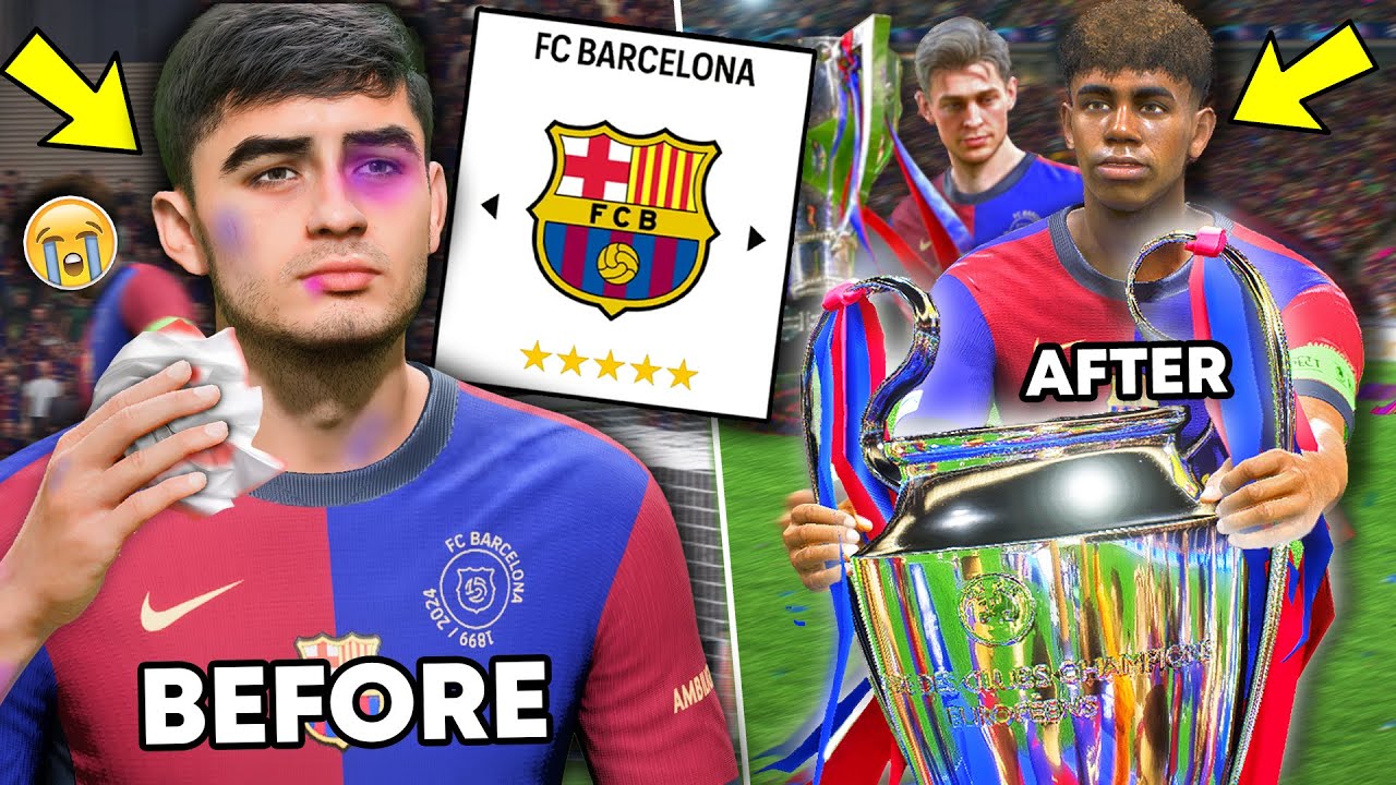 Mainin Career Mode Barcelona Sampai Treble Winner! | FC 24 Indonesia